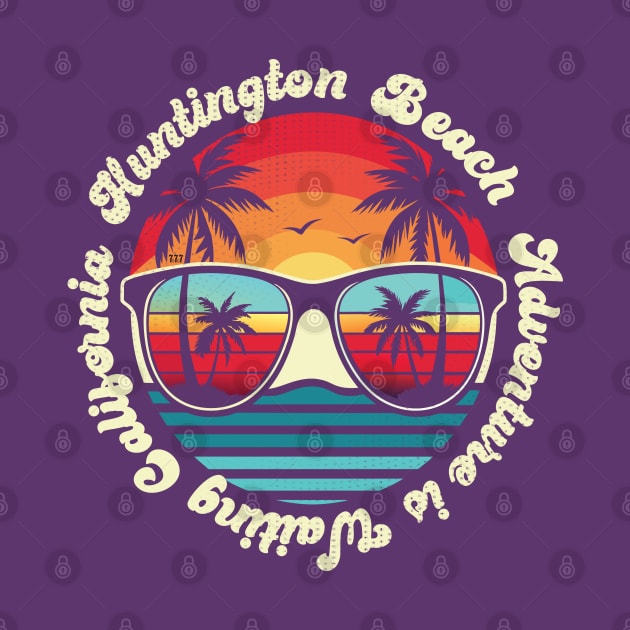 Retro Huntington Beach by Surrealcoin777