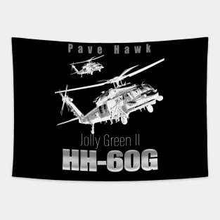 Pave Hawk HH-60G Search and Rescue Helicopter Us Navy Air Force Tapestry