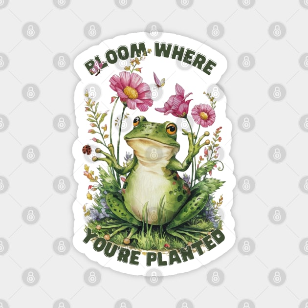 Bloom where you planted Magnet by Hi It's Me Angie!