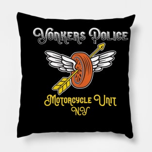 Yonkers Police Department Motorcycle Unit Pillow