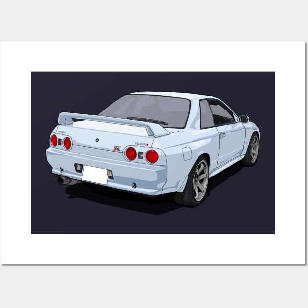 Nissan Skyline R32 Drifting Drift Car Poster Print -  Portugal