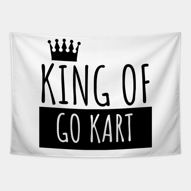 King of go kart Tapestry by maxcode