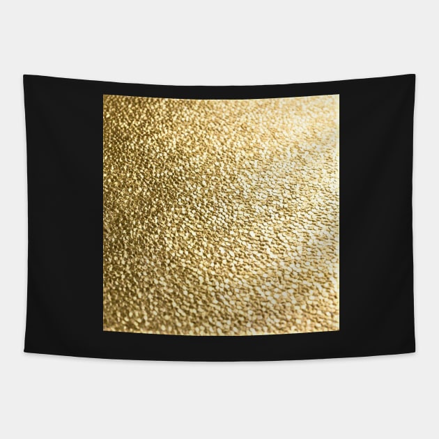 GOLD SHIMMER SEQUINS Tapestry by jacquline8689