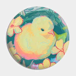 Basket Chick Pin