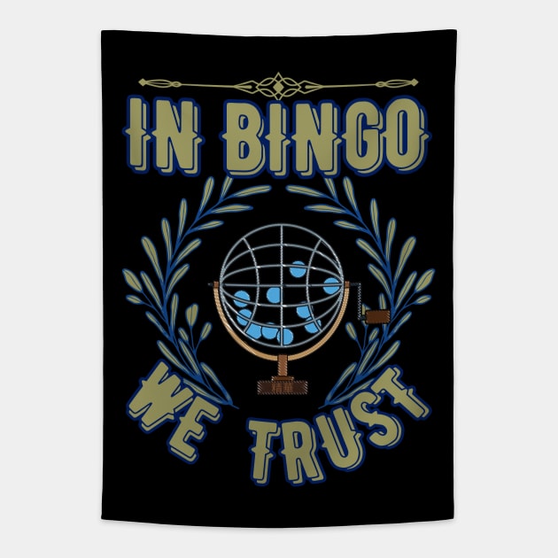 Bingo - In Bingo We Trust/ Gold Tapestry by SEIKA by FP