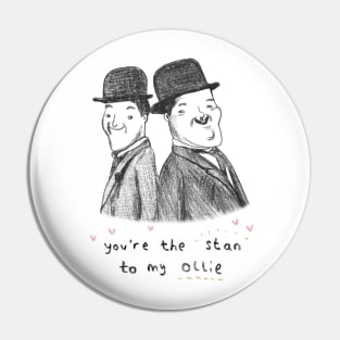 Laurel & Hardy Pin