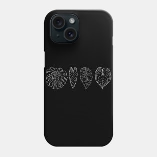 A leaf line up Phone Case