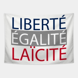 LIBERTÉ ÉGALITÉ LAÏCITÉ Tapestry