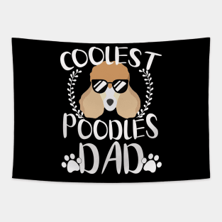 Glasses Coolest Poodles Dog Dad Tapestry