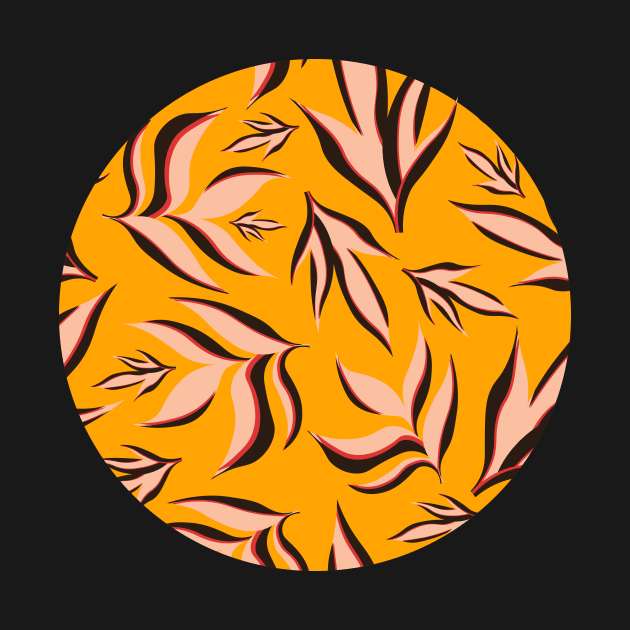 Flame Leaves Pattern by novaya