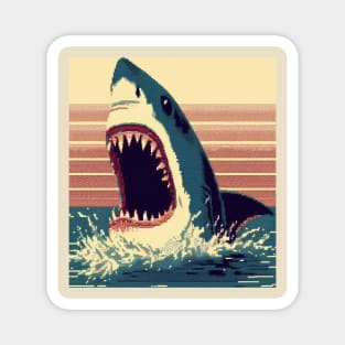 Shark Week Vintage Graphic Magnet