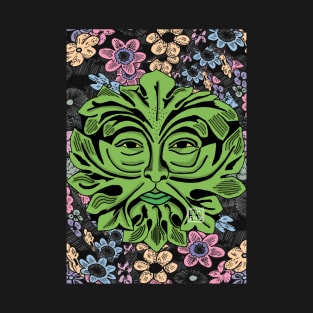 FLORAL GREEN MAN T-Shirt