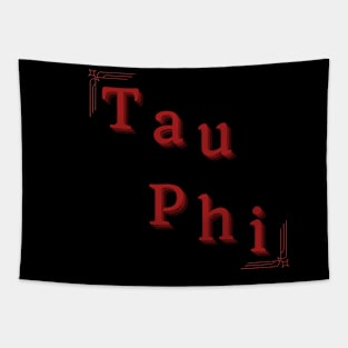 TauPhi Letters From Greek Alphabet "Τφ" Tapestry