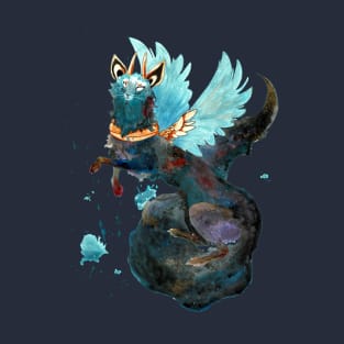 Galaxy Cat Dragon T-Shirt