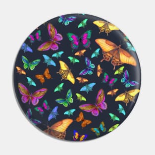 Butterfly Midnight Pin