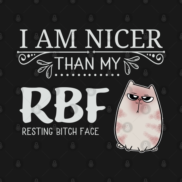 Resting Bitch Face RBF Cute Cat by Wanderer Bat