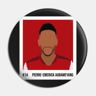 Pierre-Emerick Aubameyang Minimalistic Camera Film Pin