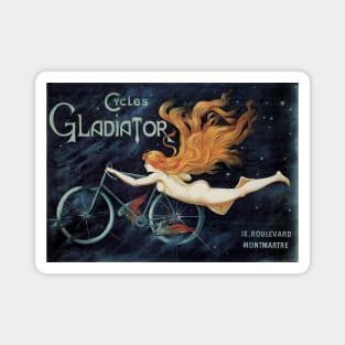 Gladiator Cycles Art Nouveau Magnet