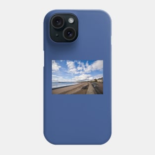 Newbiggin Bay in Northumberland Phone Case