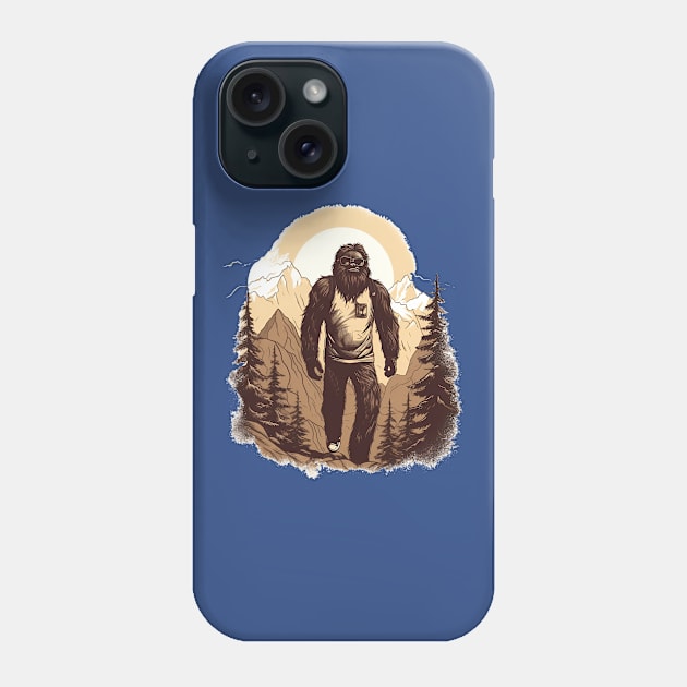 Dope Sasquatch in Nature Phone Case by Grassroots Green