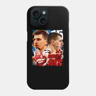 RETRO VINTAGE NIKOLA JOKIC DENVER 90S BOOTLEG Phone Case