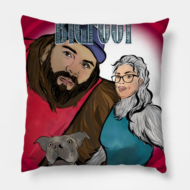 I Married A Bigfoot Pillow by Angry Dad Podcast 