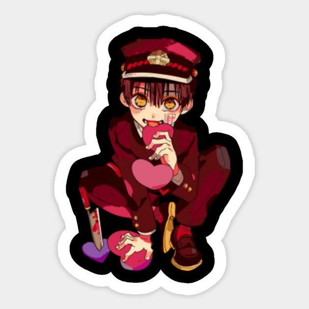 hanako kun toilet bund sticker teepublic