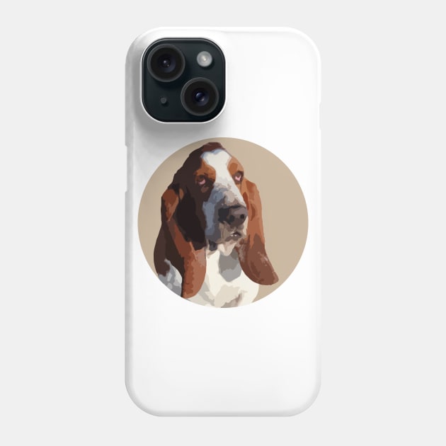 Basset Hound Phone Case by NV