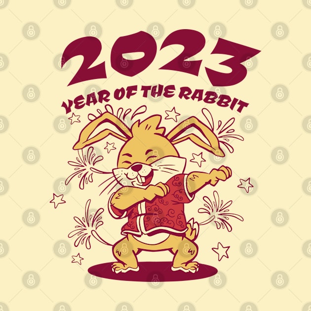 Dabbing for Luck: Celebrate Chinese New Year with a Rabbit Twist! by Life2LiveDesign