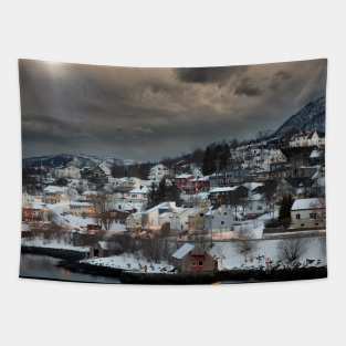 December in Norway Tapestry