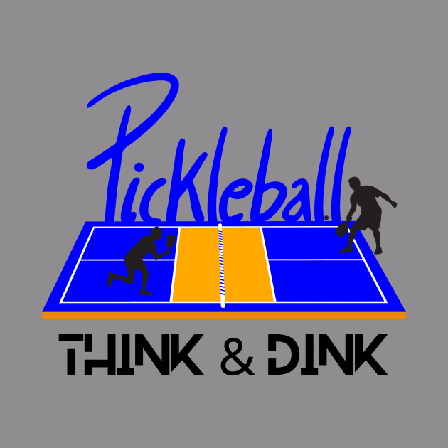 Pickleball Shirt, Fun Think and Dink Shirt, Sport TShirt, Funny T-Shirt, Gift or Present, Tennis Tee by Coffee Conceptions