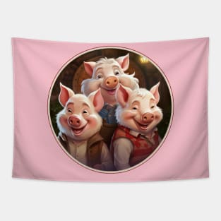 3 Little Pigs Tapestry