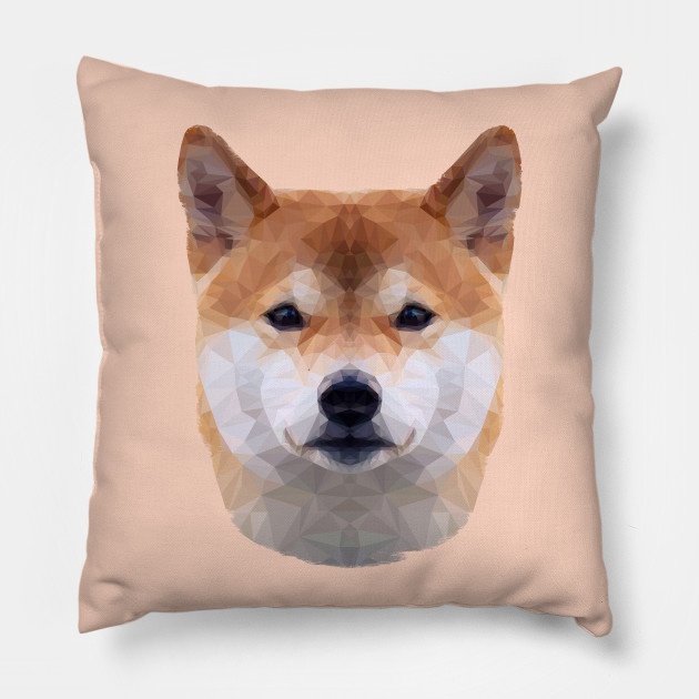 shiba dog pillow