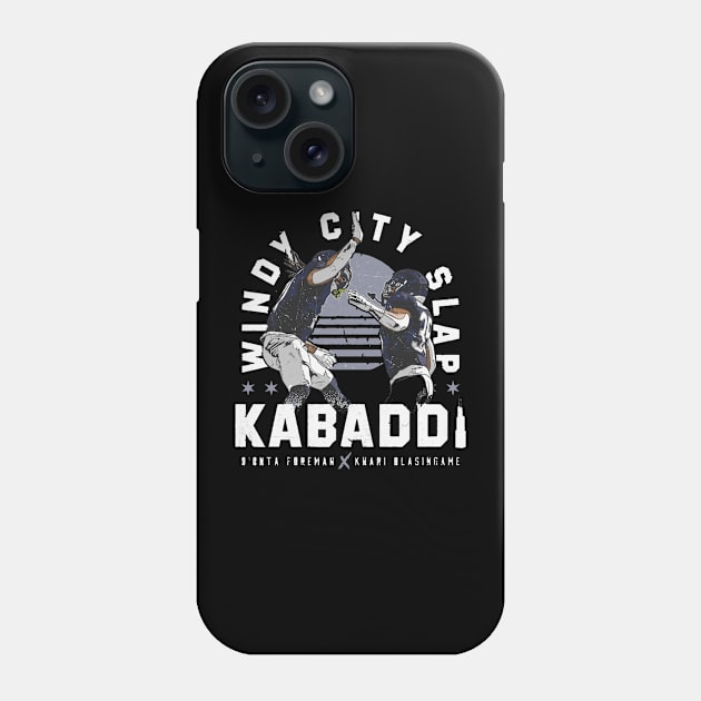 D'Onta Foreman & Khari Blasingame Chicago Kabaddi Celebration Phone Case by ClarityMacaws