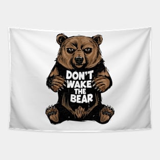 Don't Wake The Bear Vintage Tapestry