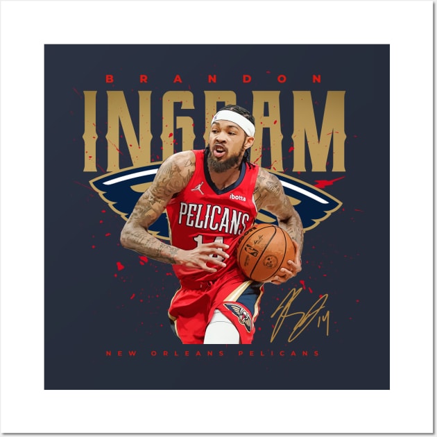 LONG SLEEVE Pelicans Brandon Ingram Logo T-shirt 