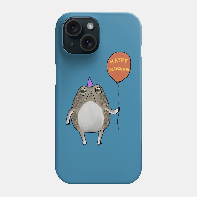 Happy Occasion Frog Phone Case by famousdinosaurs