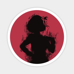 Lycoris recoil Chisato nishikigi Distressed circle design Magnet