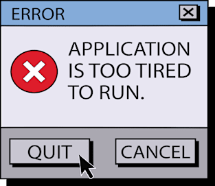 Error Application Is Too Tired To Run Magnet