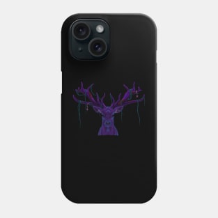 purple deer Phone Case