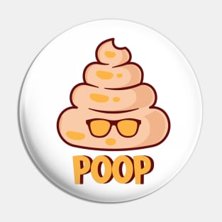 Poop Illustration Pin