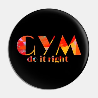 Gym training Pin