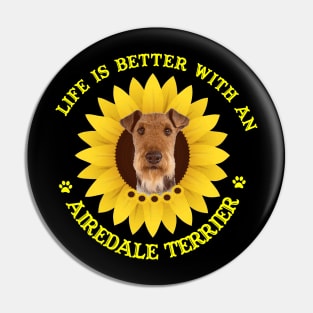 Airedale Terrier Lovers Pin