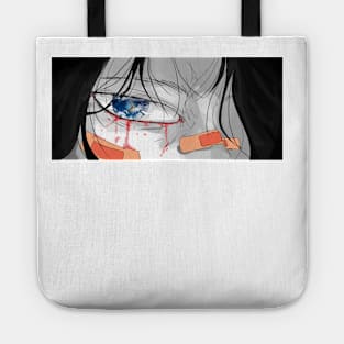 eyes that were crying emptiness Tote