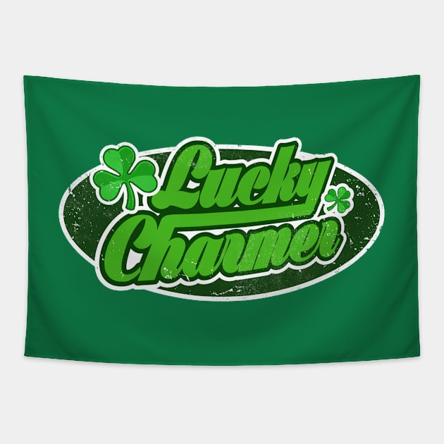 St Patricks Day Lucky Charmer Tapestry by NineBlack