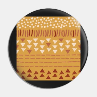 Pattern in Gold Pin