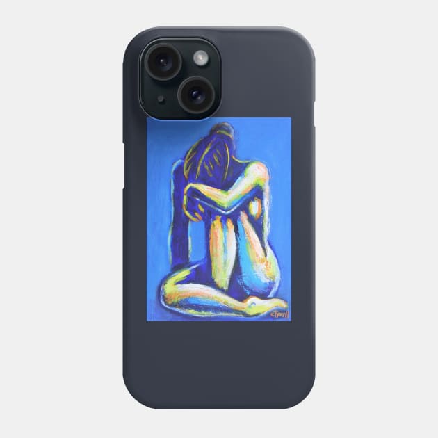 Blue Heart 5 Phone Case by CarmenT