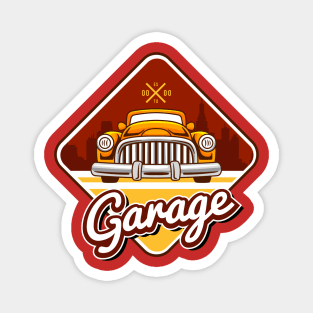 Garage Car Badge Magnet