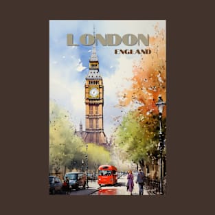 London Watercolor T-Shirt