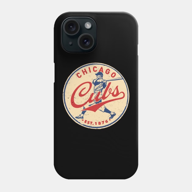 Old Style Chicago Cubs 1 by Buck Tee Phone Case by Buck Tee